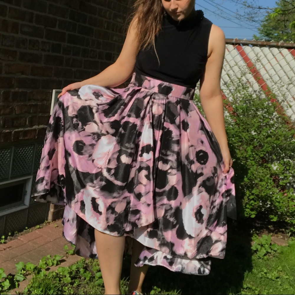 Floral high-low dress sz 6